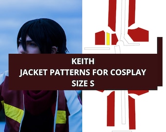 COSPLAY PATTERNS - Voltron Keith jacket Size S