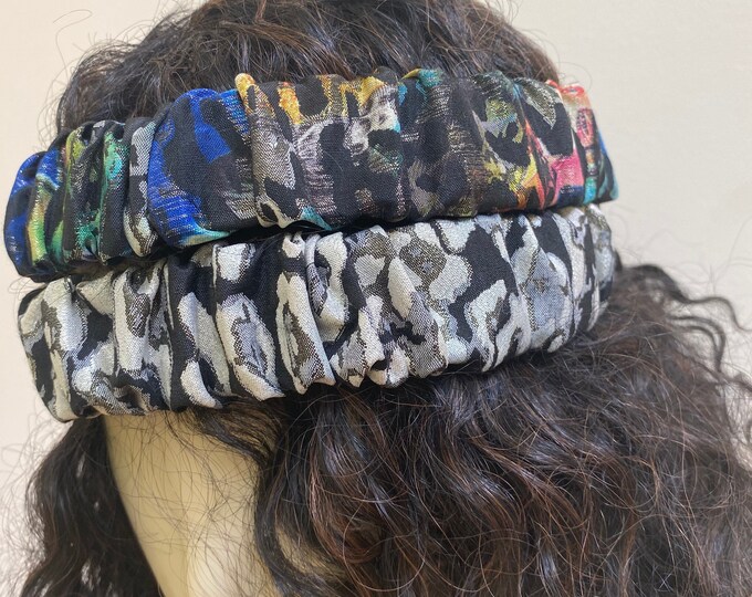 Animal Print Multi Headbands. Fancy Printed Hair Bands. Multi-use, Handmade Hair Scrunchies and Wristbands. One Size.