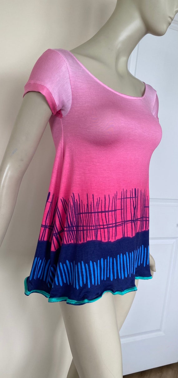 stretch cotton a-line mini dress Straight Lines Knit Mini Dress main image 0