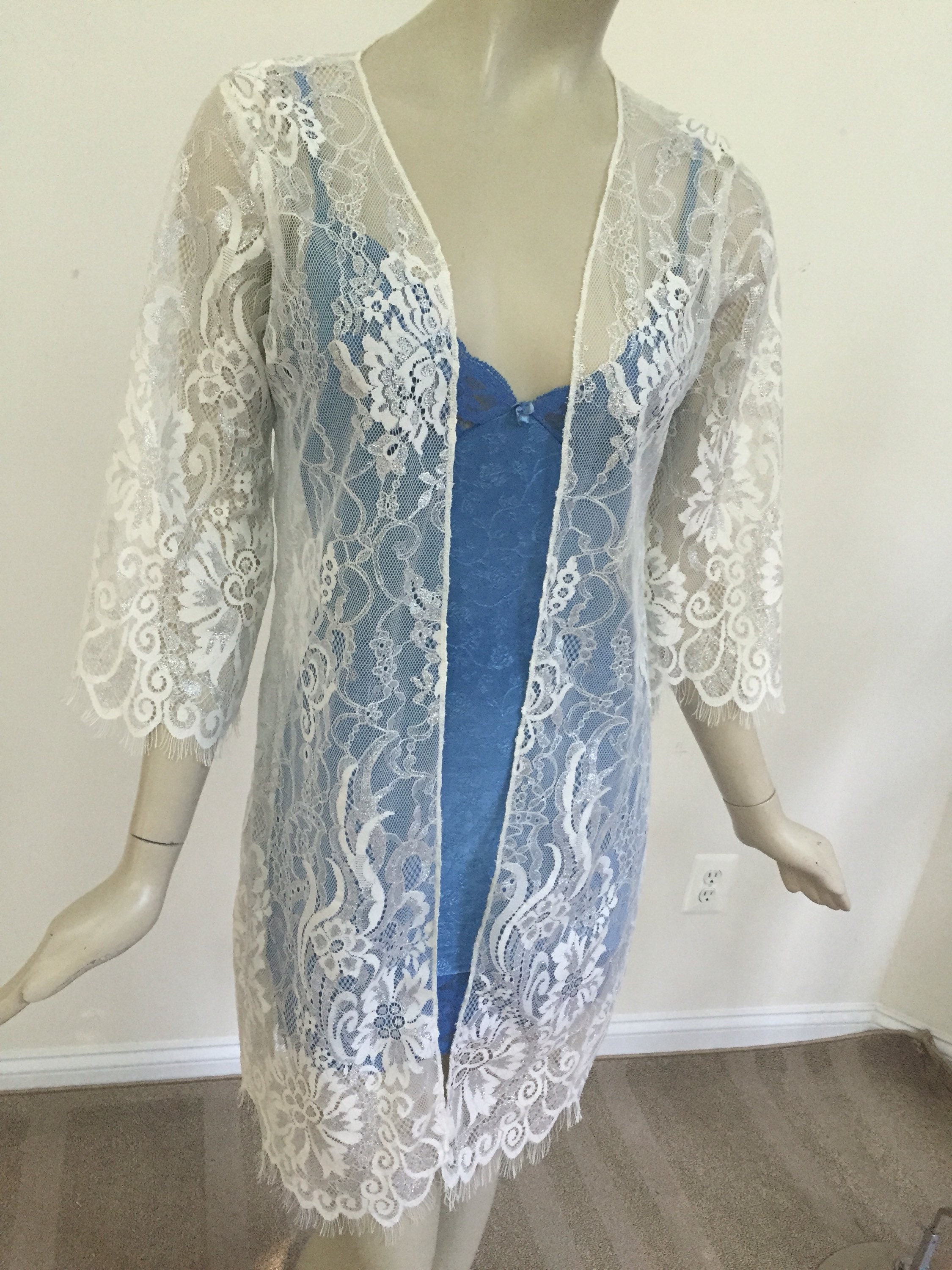 silver lace jacket