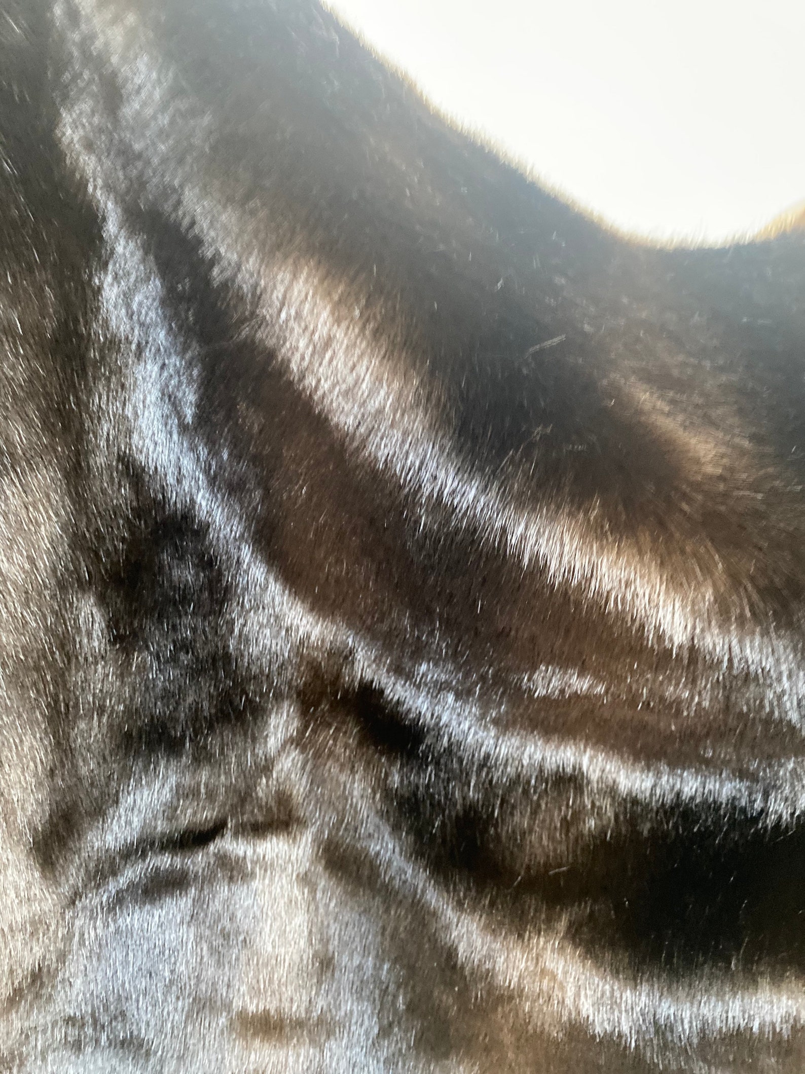 Faux Mink Fur Cover. Warm Winter Wrap for Women. Cold Weather Scarf for