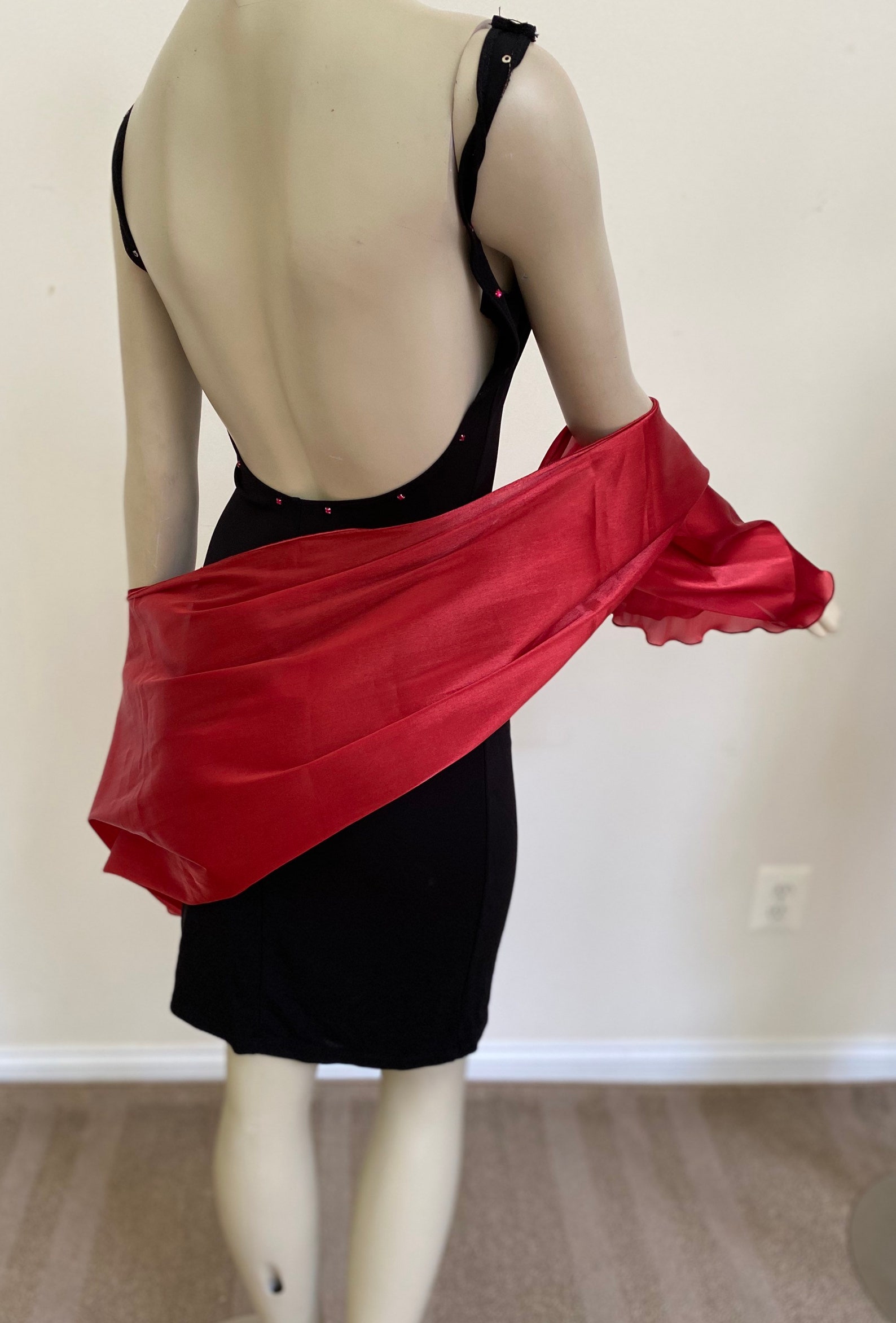 Red Organza Fancy Shrug. Women's Sheer Wrap. Elegant Etsy