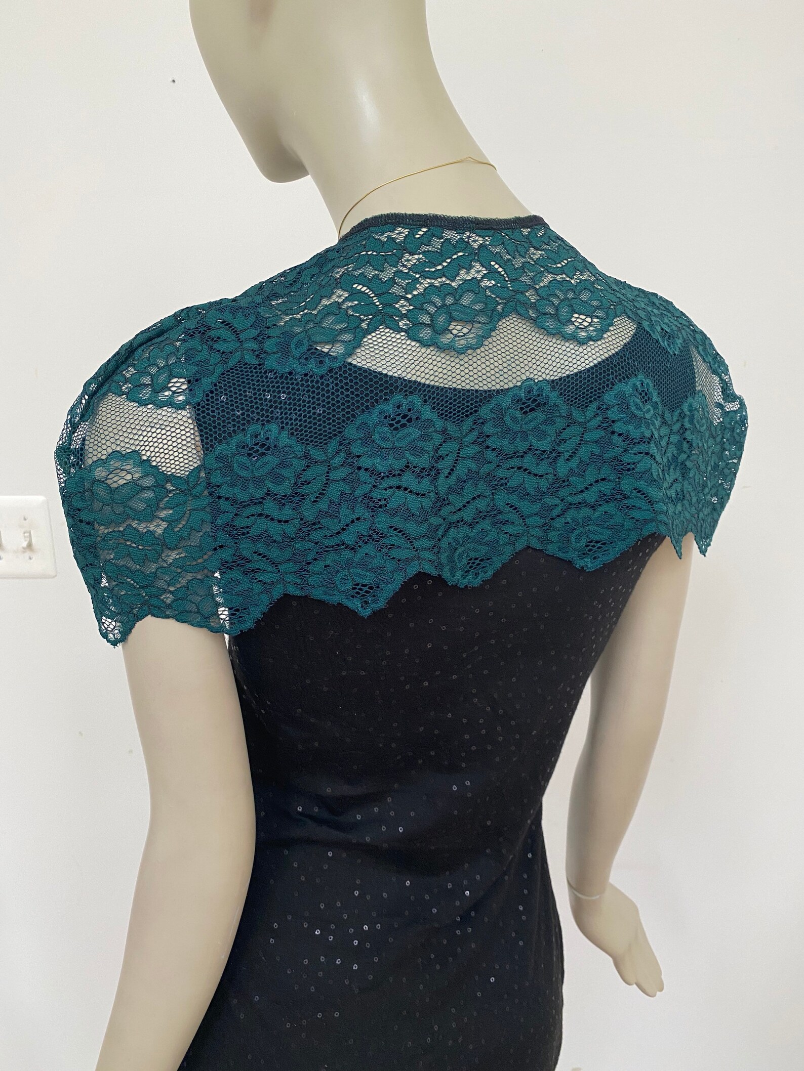 sheer green cape