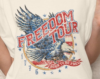 Freedom Tour Eagle graphic T-shirt | vintage patriotic concert tee