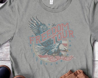 Freedom Tour American Eagle Patriotic Graphic Tee