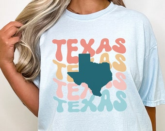 Texas Comfort Colors Tee • Hometown Pride, Southern Gift