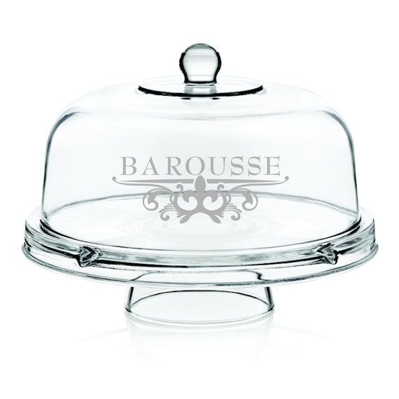 antique glass dome cake cover