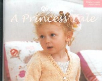 Patons Knitting Patterns "A Princess Tale" Girl's Sweaters Knitting, Knitting Pattern , Instant Digital Download PDF  Format