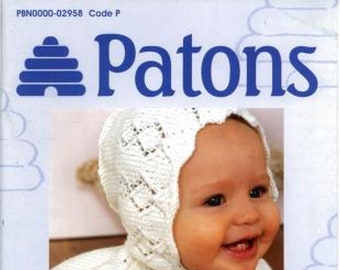 Patons Knitting Patterns "Fairy Tale Knits" Baby Knitting, Knitting Pattern , Instant Digital Download PDF  Format