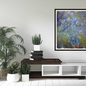 Schema punto croce contato: Schema stampabile Fine Art di Claude Monet, 14 conteggi E 18 conteggi Download istantaneo di file PDF, schema punto croce