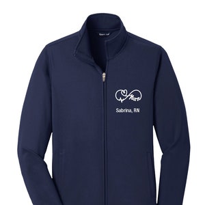 Nurse Embroidered Jacket I RN Personalized Jacket