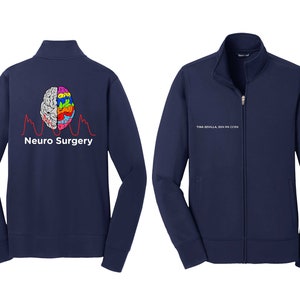 Neuro Surgery Embroidered Jacket Neuro Team Personalized Jacket
