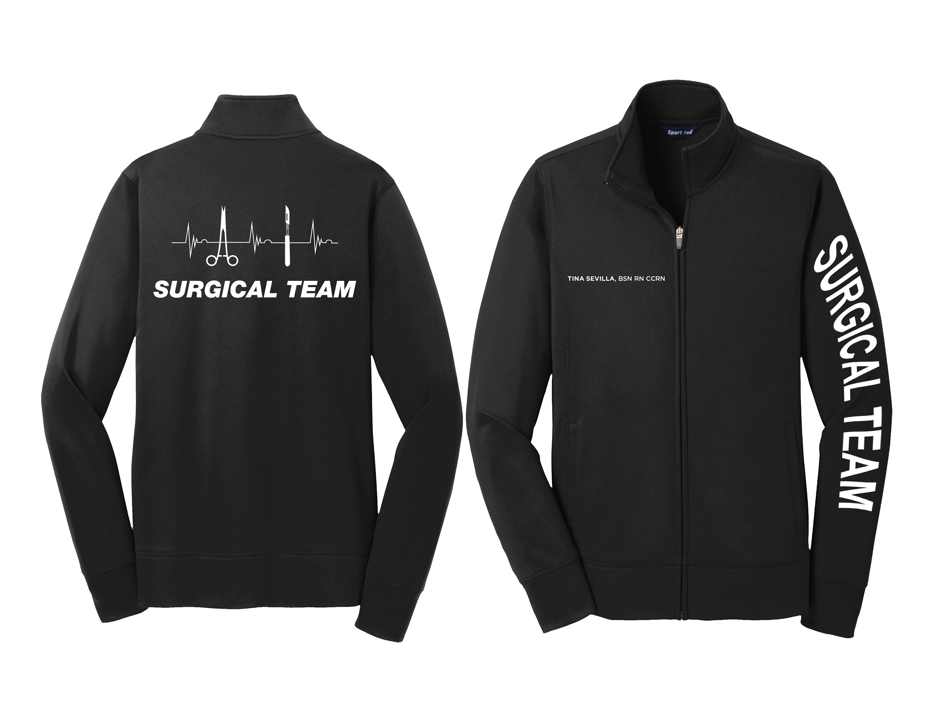 ★SURGERY★ surgery back-forth sweat jacket Surgical Team Embroidered Jacket I Surgery Nurse Jacket - Etsy