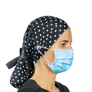 Paardenstaart Scrub Cap| Vrouwen Scrub Caps | Chirurgie Cap | Scrub hoeden voor vrouwen