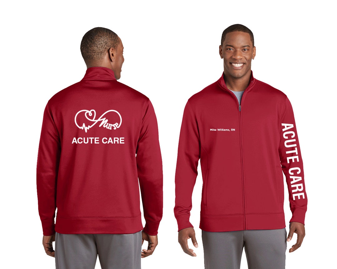 Men Acute Care Nurse Jacket Acute Care Personalized Jacket Acute Care