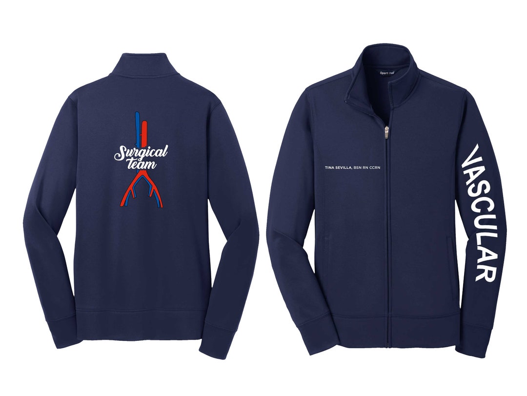 Surgical Team Embroidered Jacket Surgery Nurse Jacket