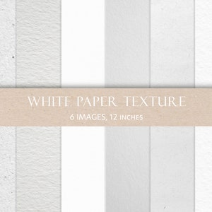 White Paper Textures – 6 fine art-achtergronden voor uitnodigingen, tijdschriften, branding, canvasprojecten en printables