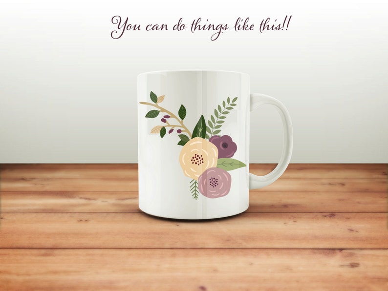 Png files. Spring bouquet Vector flowers Branches clipart 19 Eps Rustic Autumn Flowers