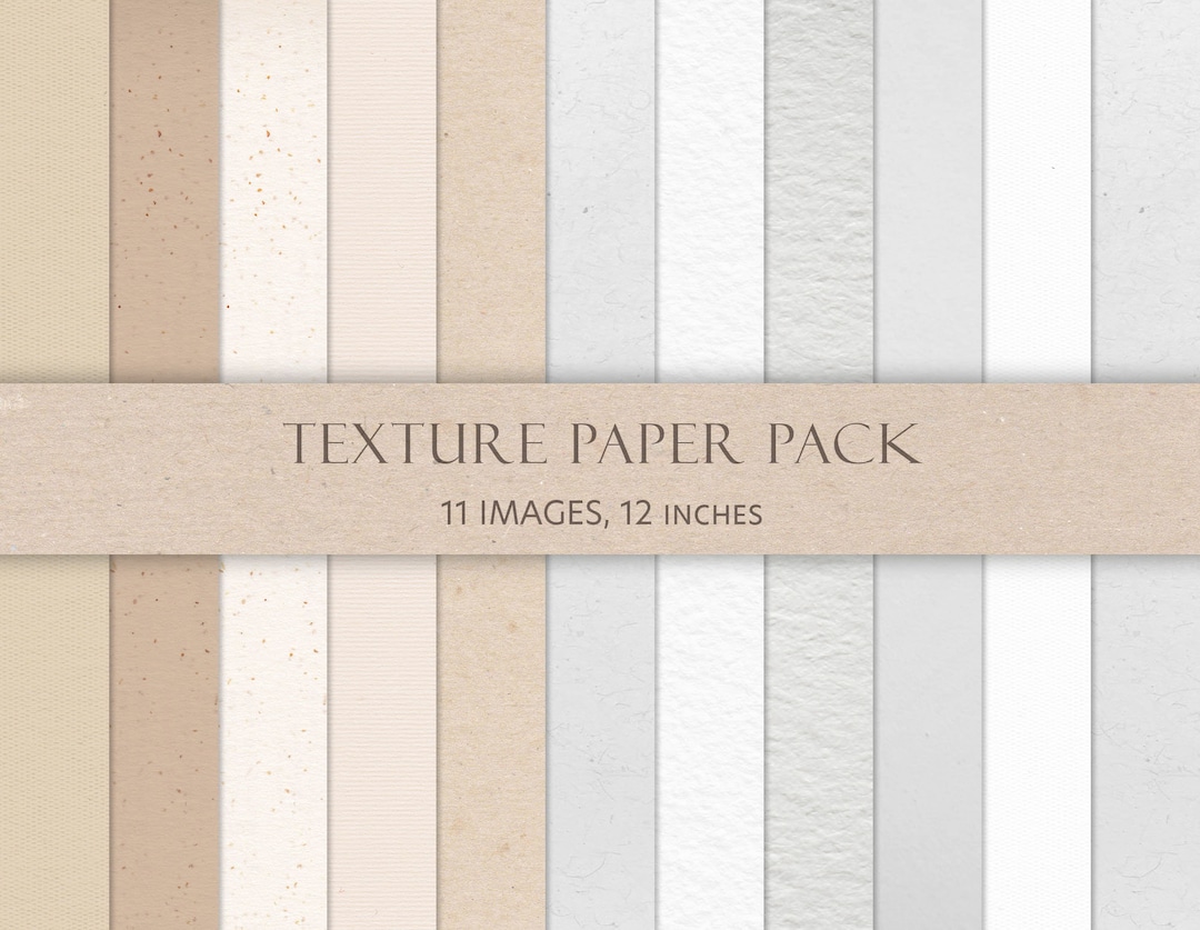 Paper Texture Pack, Fine Art Paper Textures, Watercolor Paper Texture