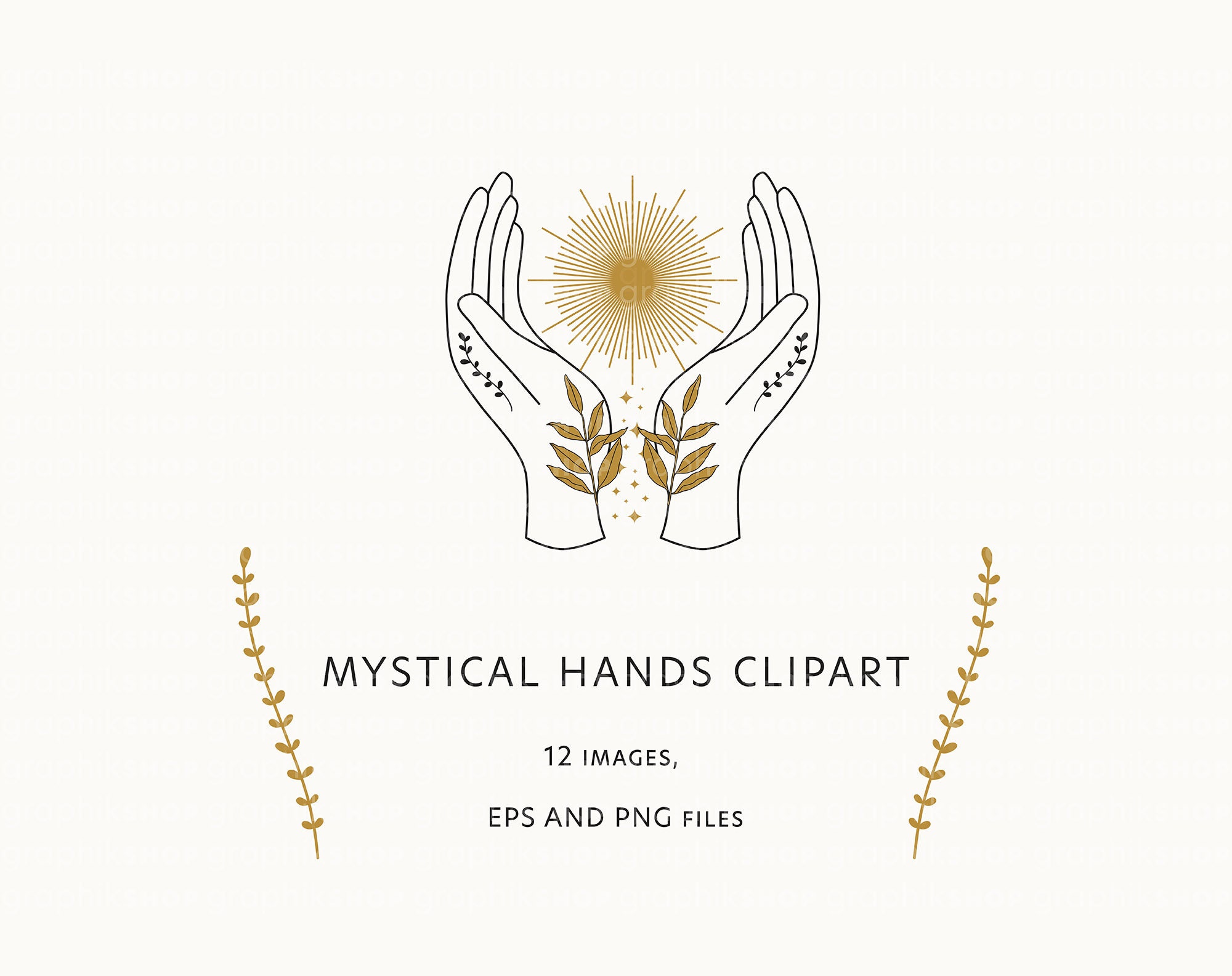 Magic Hand Celestial Png Graphic by goodigital · Creative Fabrica