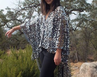 plus size sequin party tops