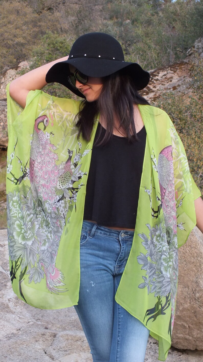 lime green sheer top