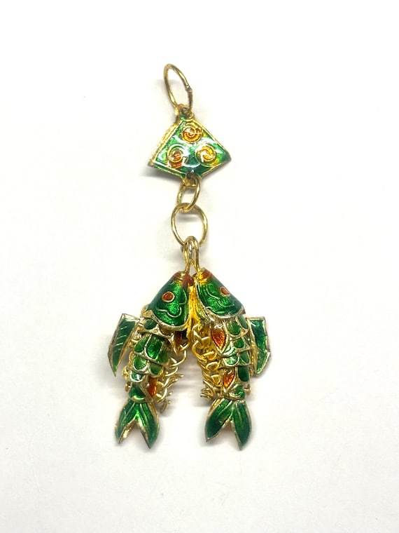 超レア！1960s✨昭和レトロ✨エナメル七宝製ペンダント 超レア！1960s✨昭和レトロ✨エナメル七宝製ペンダント