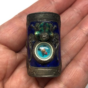 アンティーク翡翠リング、翡翠毒リング、中国製リング、アンティーク