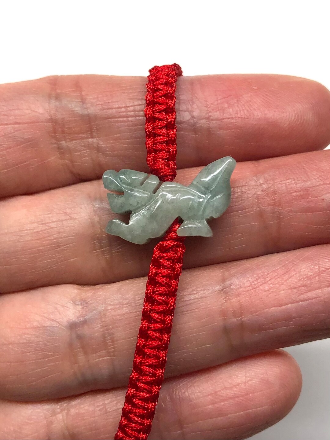 Jade Dragon Bracelet, Chinese Bracelet, Good Luck Jade Dragon Bracelet