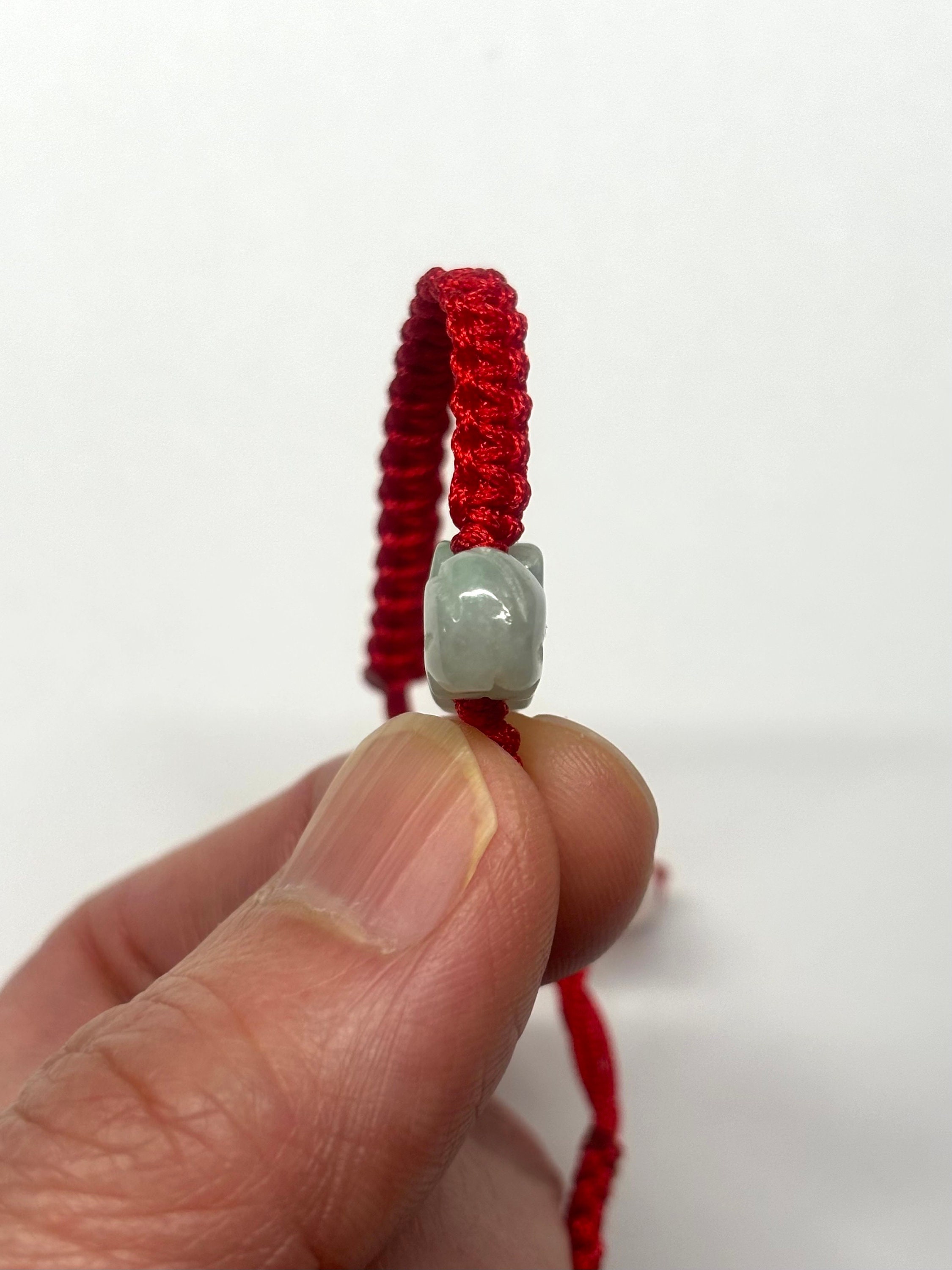 Jade Bracelet, Carved Jade Rat, Chinese Bracelet, Good Luck Bracelet, Jade  Mouse, Jade Chinese Zodiac Rat Adjustable Red Cord Bracelet - Etsy