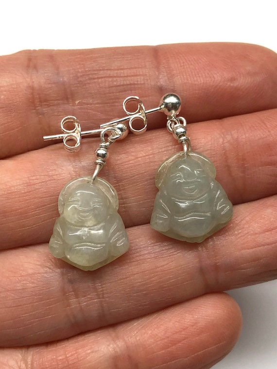 Small Happy Buddha Earrings Small Happy Buddha Earrings