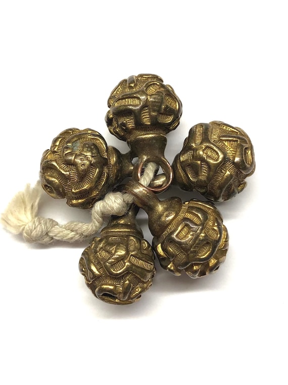 Antique Handmade Asian Buttons