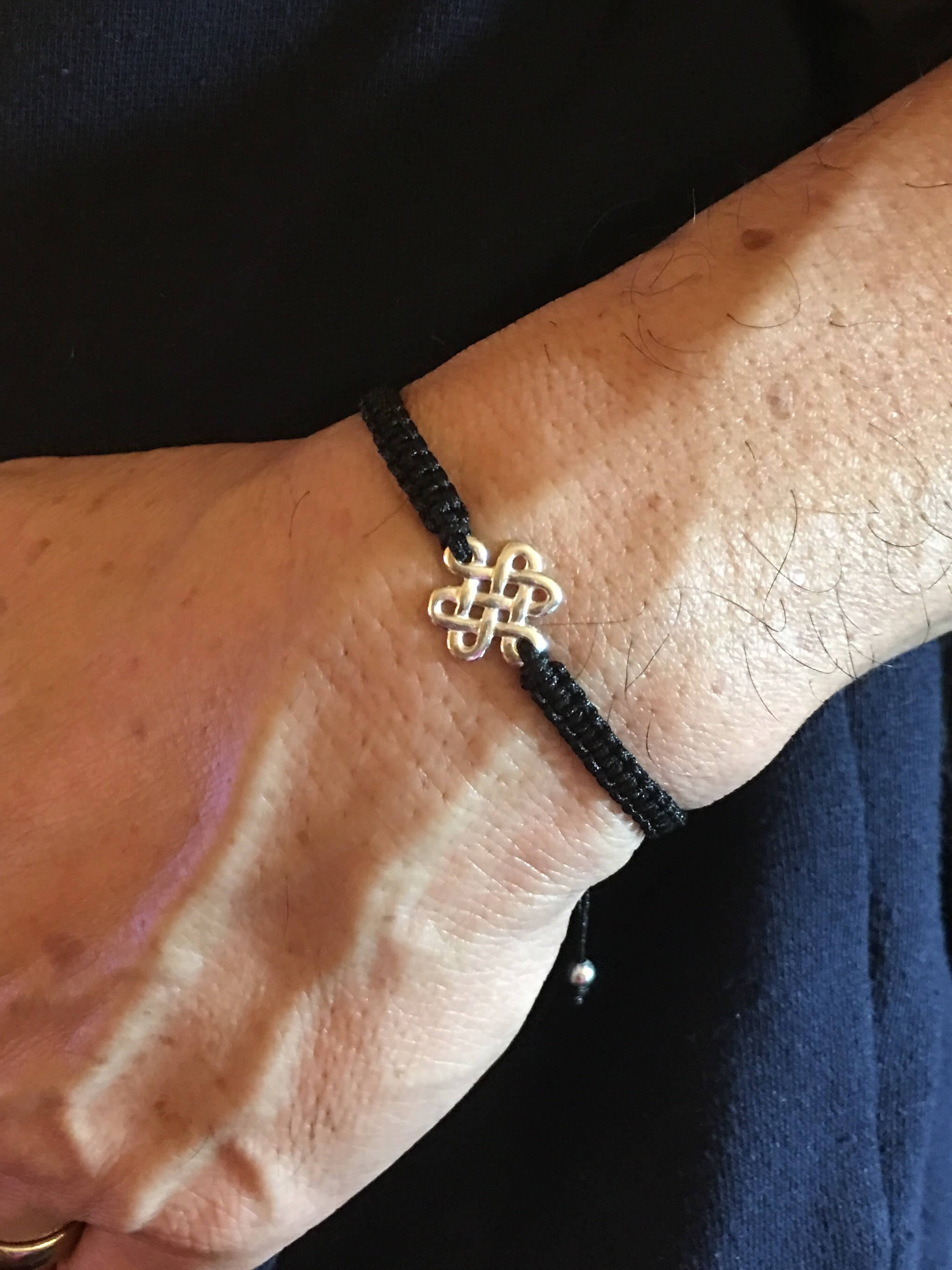 Endless Knot Bracelet Chinese Lucky Bracelet Good Luck Etsy Canada