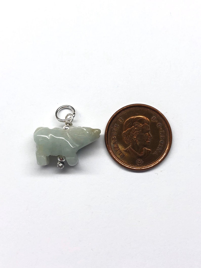 Carved Jade Ox Charm Chinese Zodiac Ox Pendant Chinese Lucky Etsy