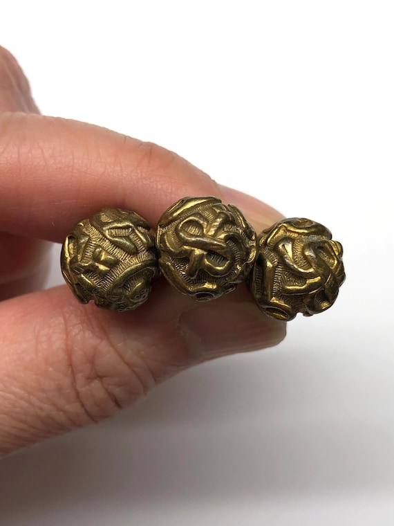 Antique Handmade Asian Buttons