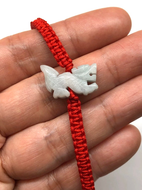 Jade Dragon Bracelet Chinese Bracelet Good Luck Jade Dragon Etsy