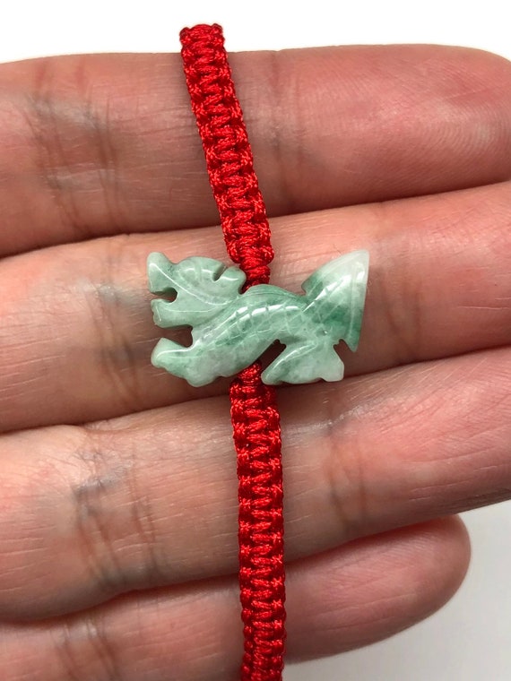 Jade Dragon Bracelet Chinese Bracelet Good Luck Jade Dragon Etsy