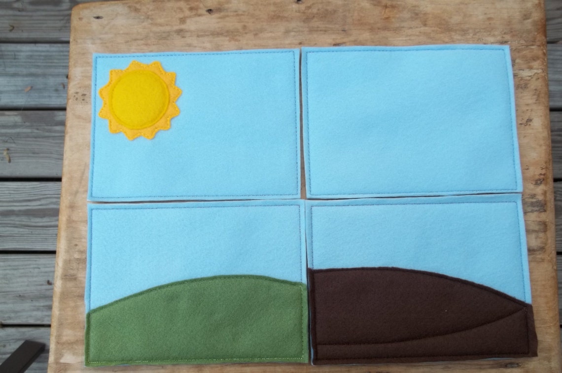 Dinosaur Felt Board Play Set Dinosaurs Prehistoric .volcano Etsy