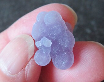 Rare Grape Agate 'Purple Chalcedony (2.0 grams / 17 mm) Natural (F8) 'Intuition'- FREE UK POSTAGE