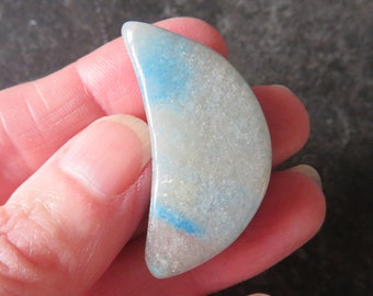 New Find Beautiful Trolleite (10.9 grams / 37 mm) Moon Shape (A5) 'The Ascension Stone' - FREE UK POSTAGE