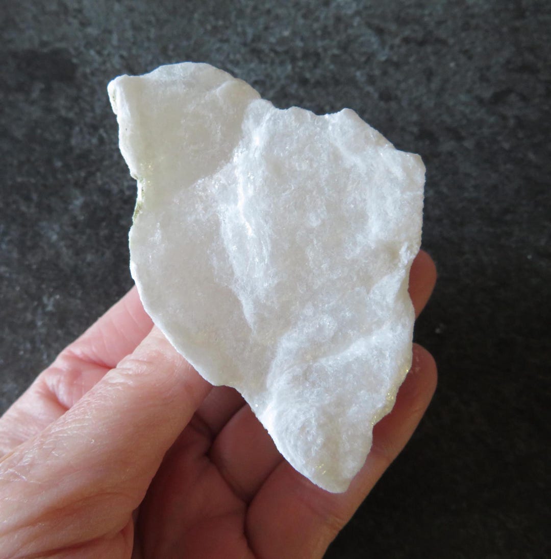 Calming White Anhydrite (99.0 Grams / 79 Mm) Natural Specimen (17 ...