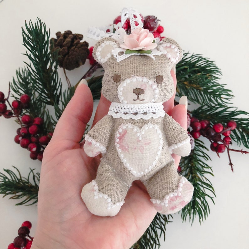 Three machine embroidery designs Christmas tree ornaments Etsy