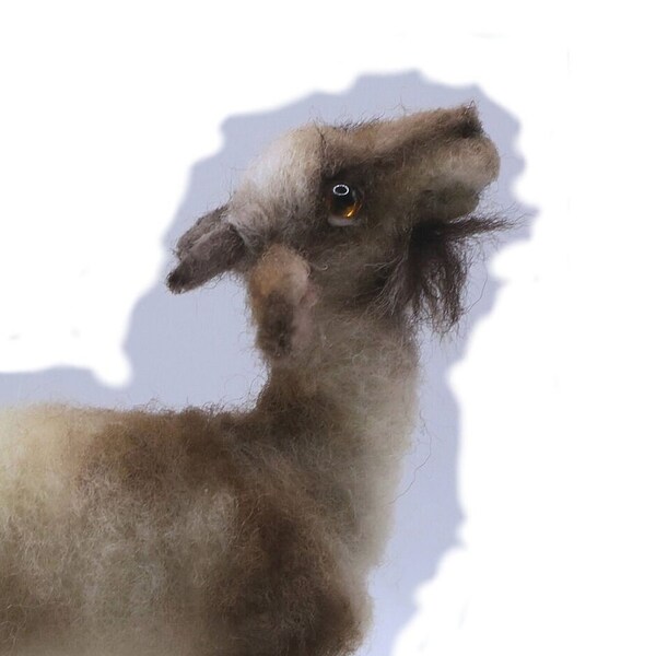Needle Felted Goat Etsy