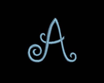 BX FONT. 1 in, 2 in, 3 in. Instant download 11 formats. Elegant Font Machine Embroidery Digital Pattern for Embrilliance Express software