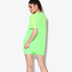 Miami Neon Green Oversized Mesh T-shirt - Etsy