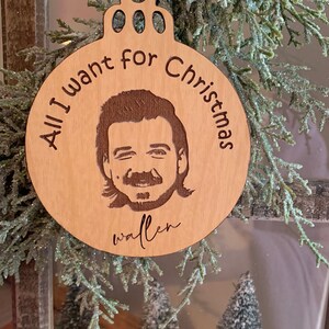Wallen Christmas ornament