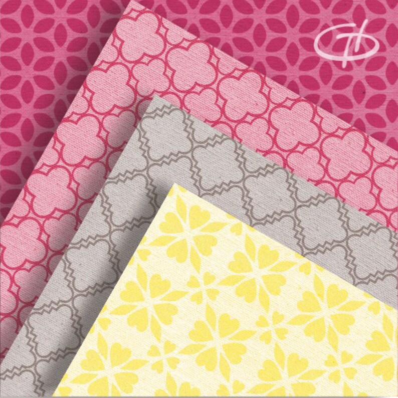 Cotton Candy Colors Digital Paper Set 1: High Quality Printable Paper ...