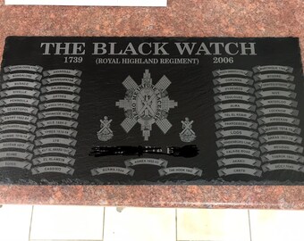 Black Watch Colours slate