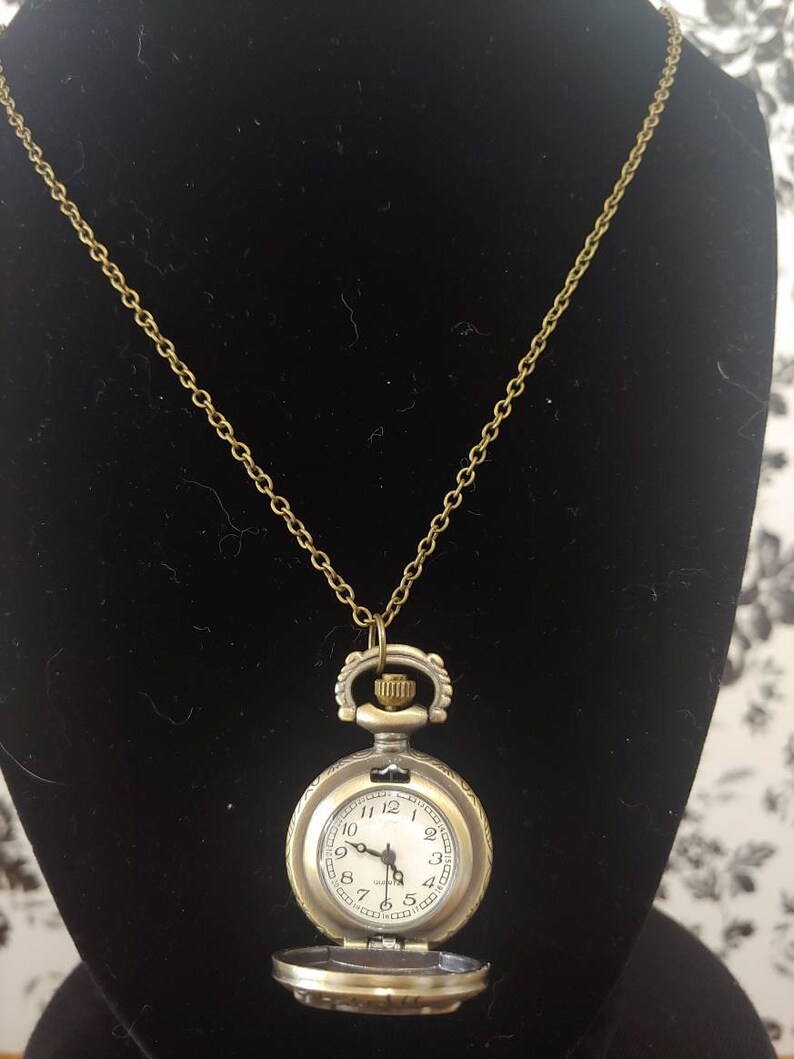 Locket. Pocket Watch Locket. Clock Locket. Etsy