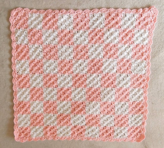 pink and white checkerboard